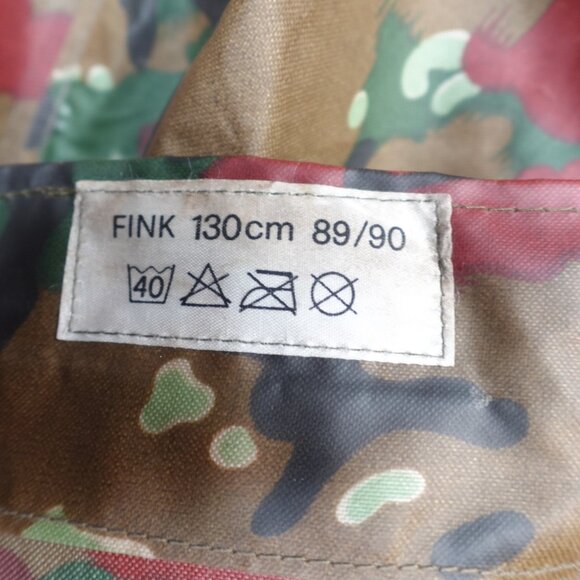 Swiss Army Jacket 4X Tall Green Brown 130cm 89/90 Poncho Military Alpenflage - Picture 3 of 9